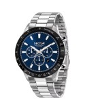 Orologio Sector - 270 - Cronografo - Silver - 45mm - Blu - R3273778008