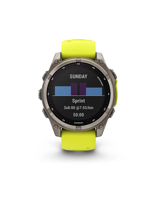 Garmin Smartwatch - Fēnix® 8 47mm - Solar - Sapphire Yellow - 0