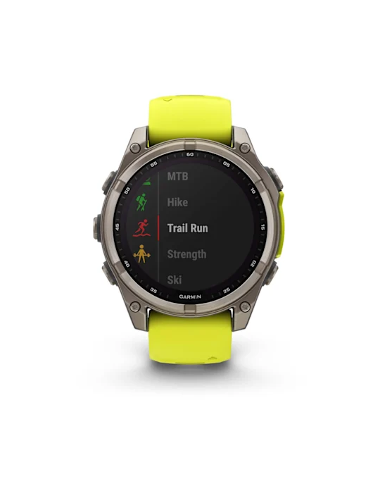 Garmin Smartwatch - Fēnix® 8 47mm - Solar - Sapphire Yellow - 0
