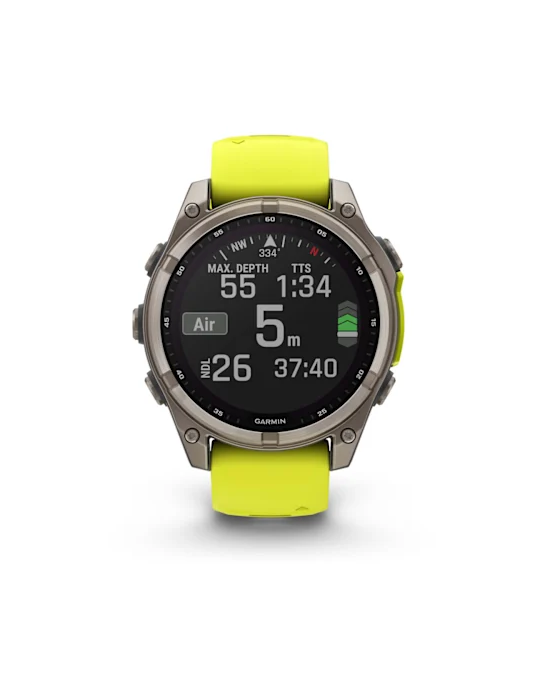 Garmin Smartwatch - Fēnix® 8 47mm - Solar - Sapphire Yellow - 0