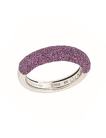 Pesavento Ring - Polvere di Sogni in 925% Silver with Purple Provence Dust - 0