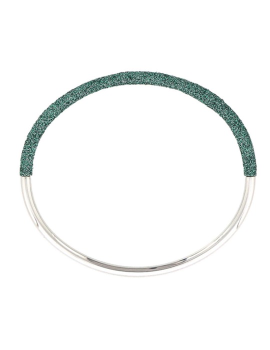 Pesavento Bracelet - Polvere di Sogni in 925% Silver with Amazon Green Powder - 0