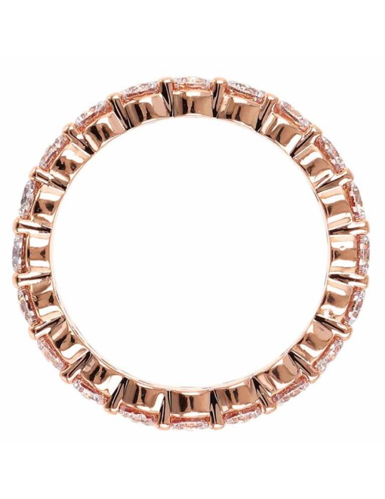 Anello Bronzallure - Tre File -Cubic Zirconia-Misura 14-WSBZ01931.W-14