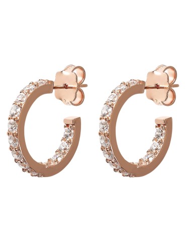 Orecchini Bronzallure - Piccoli - Rose Gold-Cubic Zirconia-WSBZ01936.W