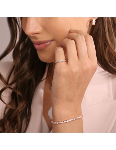 Anello Bronzallure - Rose Gold-Cubic Zirconia-Misura 10-WSBZ01993.W-10 2