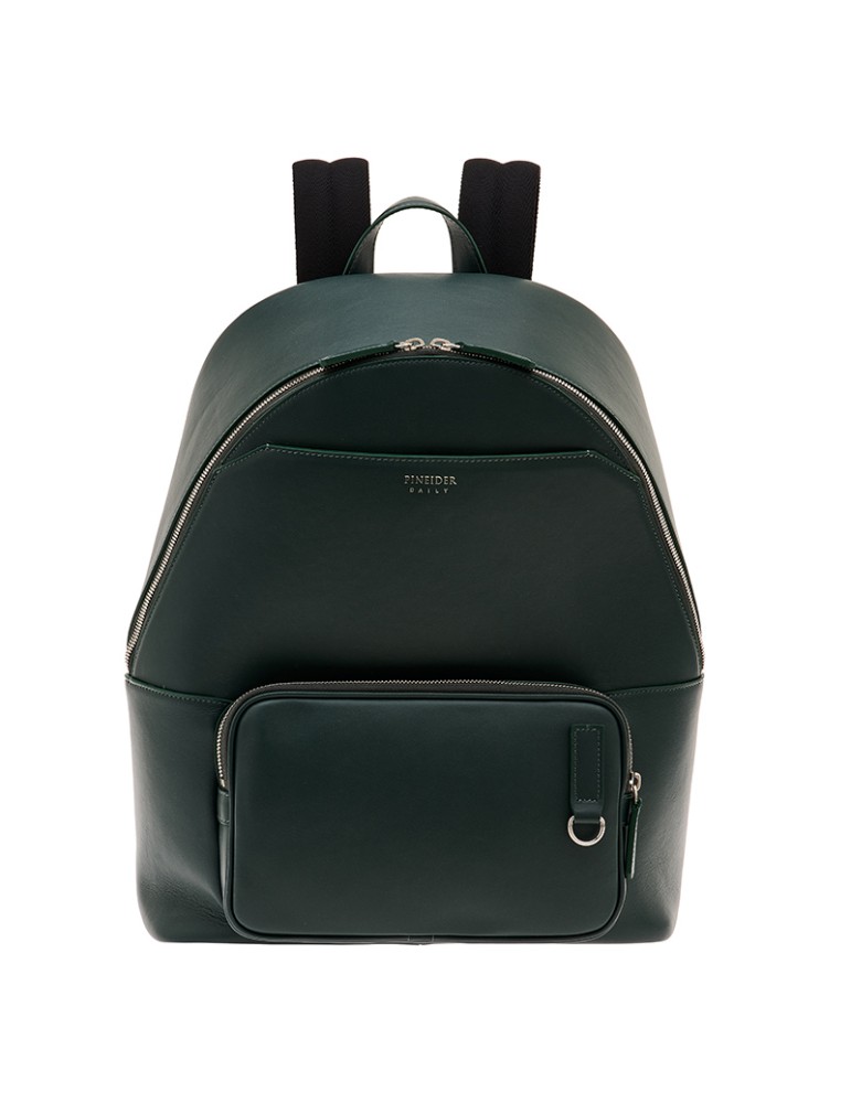 Pineider Backpack - Daily East - Smooth Calfskin Green -PSL006327