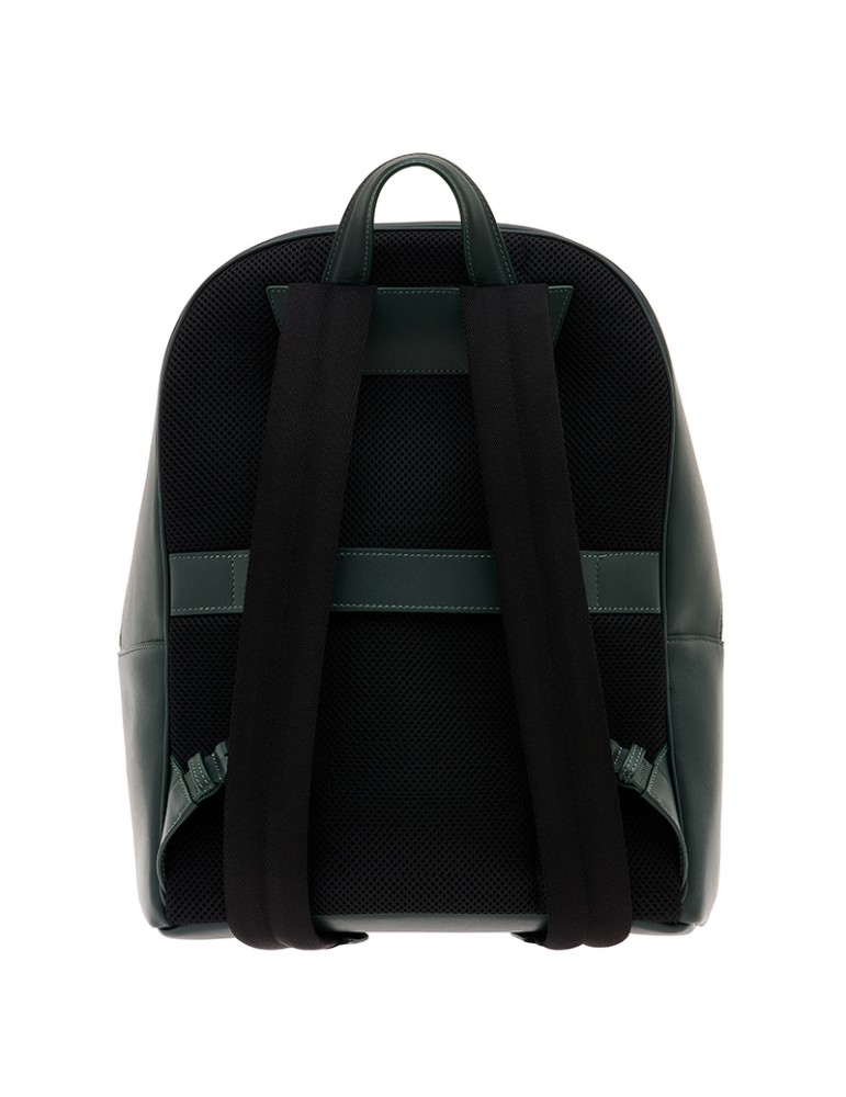 Pineider Backpack - Daily East - Smooth Calfskin Green -PSL006327