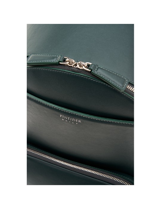 Zaino Pineider - Daily East - Pelle di Vitello Liscia Verde -PSL006327
