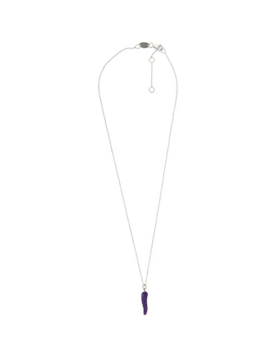 Pesavento Necklace - Polvere di Sogni in 925% Silver with Purple Dust Horn Pendant Provence - 0