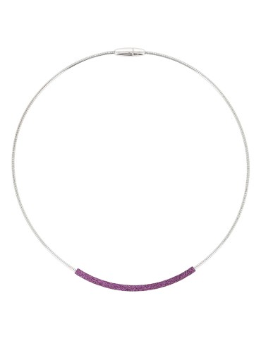 Collana Pesavento - Polvere di Sogni in Argento 925% con Polvere Viola Provenza - WPSCG079
