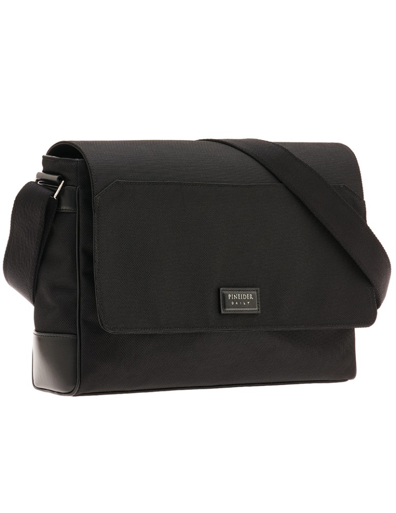 Pineider Crossbody Bag - Crossbody Bag - Nylon -Leather-PDNL009056