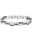 Bracciale Sector-Ceramic-Acciaio 316L-Elementi in Ceramica Nera-SAFR51