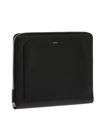 Porta Documenti Pineider -Pelle di Vitello Nera e Liscia-Zip-PSL702056 2