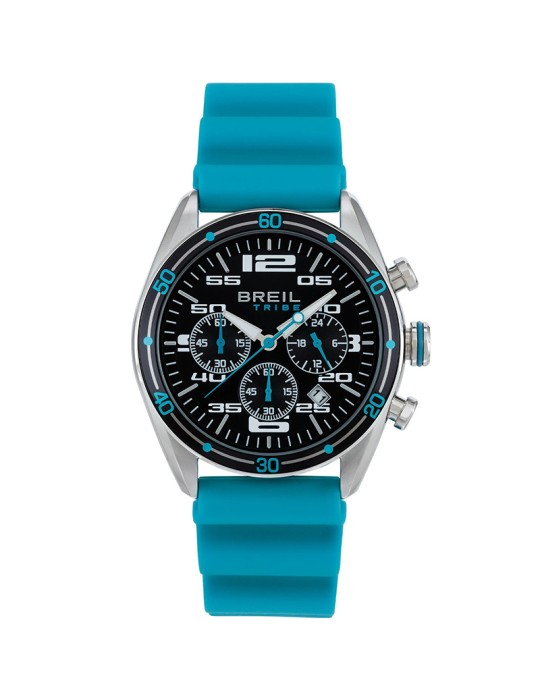 Orologio Breil Tribe - Score - Cronografo - Azzurro - 43mm-Nero-EW0756