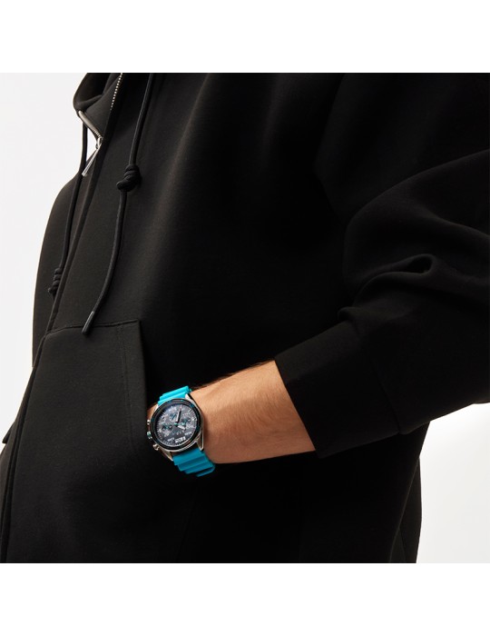 Orologio Breil Tribe - Score - Cronografo - Azzurro - 43mm-Nero-EW0756
