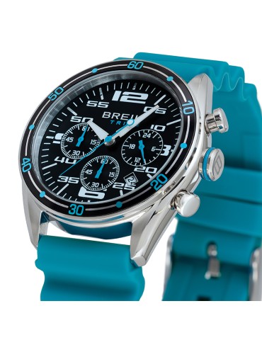 Breil Tribe Watch - Score - Chronograph - Light Blue - 43mm-Black-EW0756 2