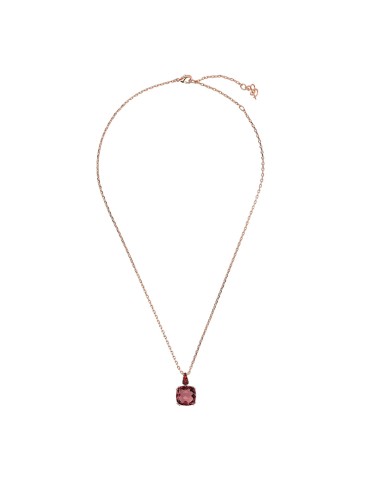 Collana Bronzallure-Catena Rolò-Prisma Gem Rosso Bordeaux-WSBZ02180.BRD 2