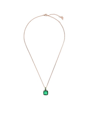 Collana Bronzallure- Catena Rolò - Prisma Gem Verde Scuro-WSBZ02180.EM 2