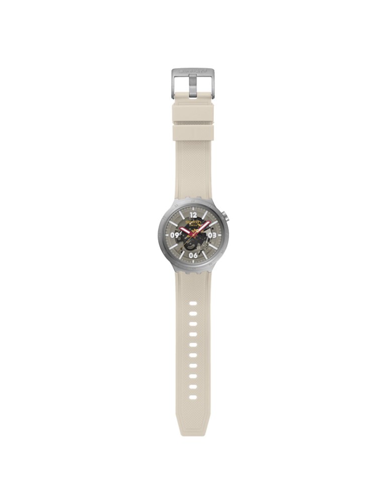 Orologio Swatch - Confident Moment - Beige - 47mm - Silver - SB07S125
