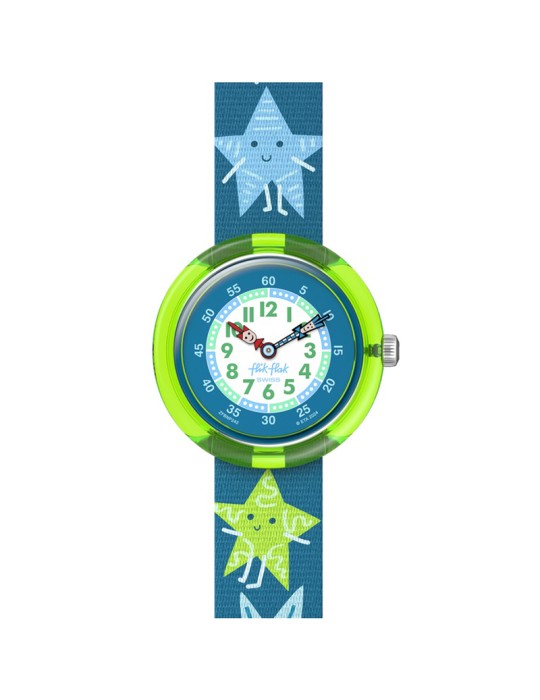 Swatch Watch - Starry Glow - Green - 32mm - Blue with Stars-ZFBNP242