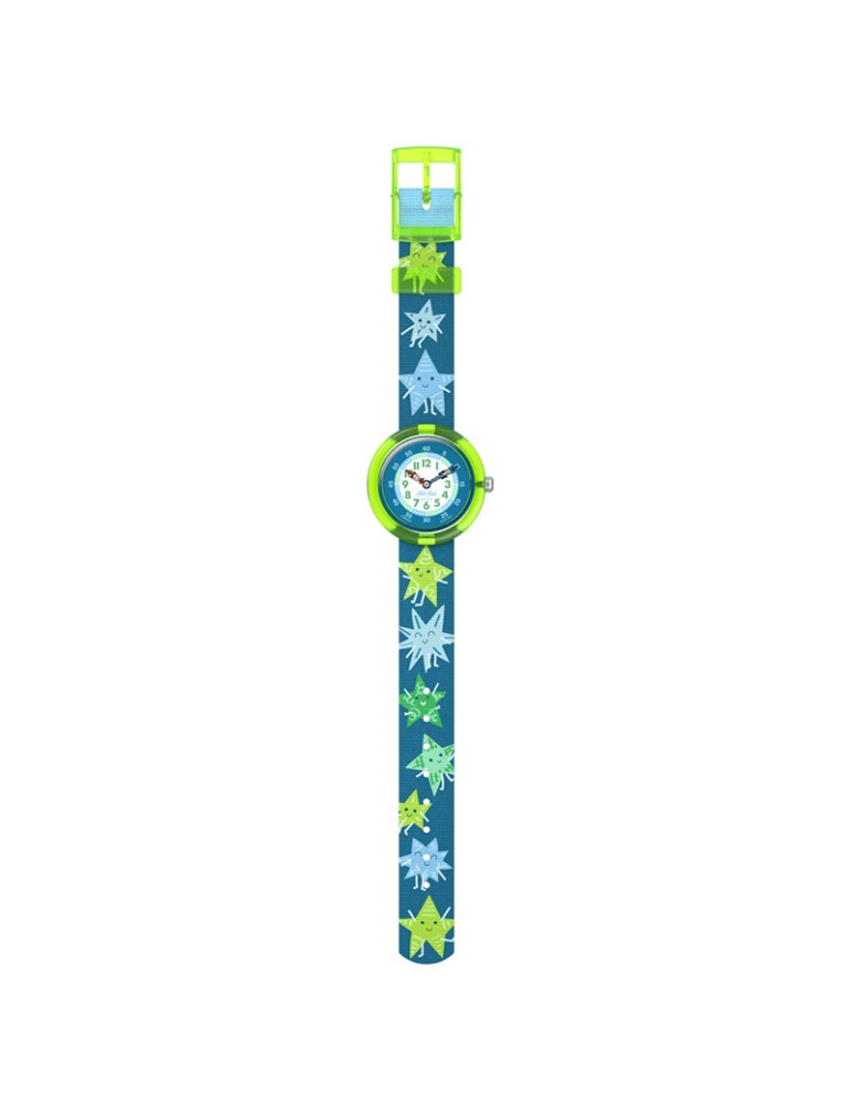 Swatch Watch - Starry Glow - Green - 32mm - Blue with Stars-ZFBNP242