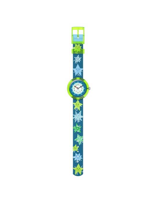Swatch Watch - Starry Glow - Green - 32mm - Blue with Stars-ZFBNP242