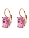 Bronzallure Earrings - Felicia - Pendants -Prism Gem Pink-WSBZ02289.KU