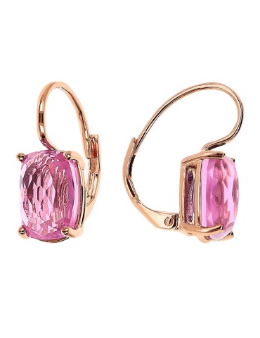 Bronzallure Earrings - Felicia - Pendants -Prism Gem Pink-WSBZ02289.KU 2