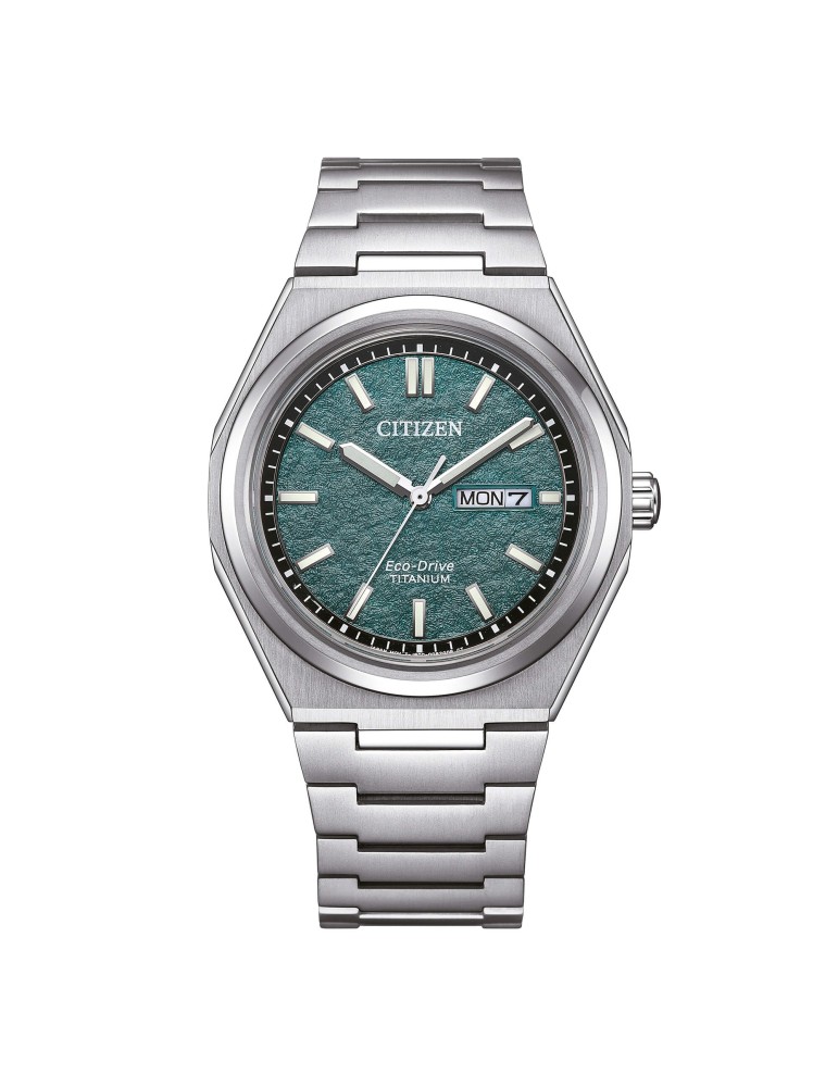 Orologio Citizen - Zenshin Super Titanio Eco-Drive 40mm Verde - AW0130-85X