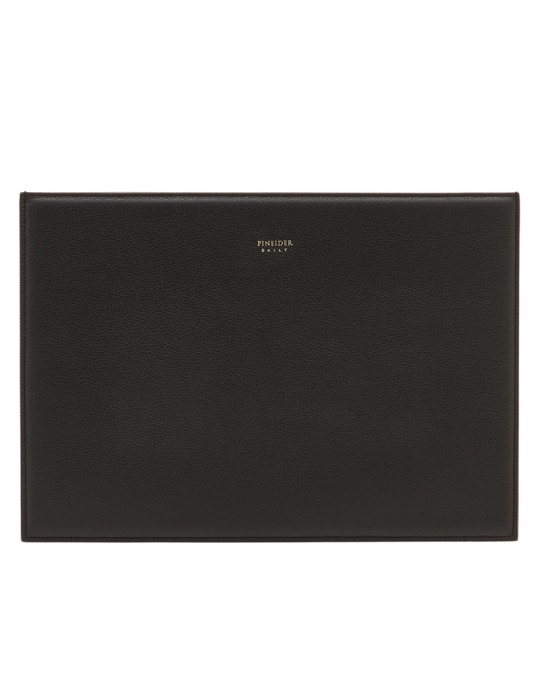 Porta Computer Pineider - Pelle di Vitello Nera Bottalata - PTS743056