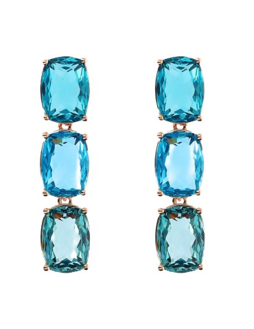 Bronzallure-Precious-Prisma Gem Teal Earrings-WSBZ02292.PAR-BL