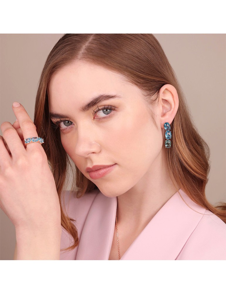 Bronzallure-Precious-Prisma Gem Teal Earrings-WSBZ02292.PAR-BL