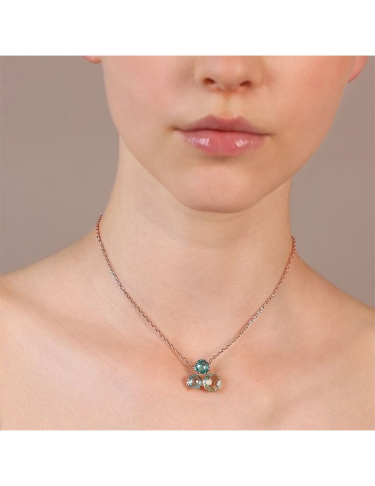 Collana Bronzallure-Pendente Trilogy-Prisma Gem Verdi-WSBZ02319.GA-PA
