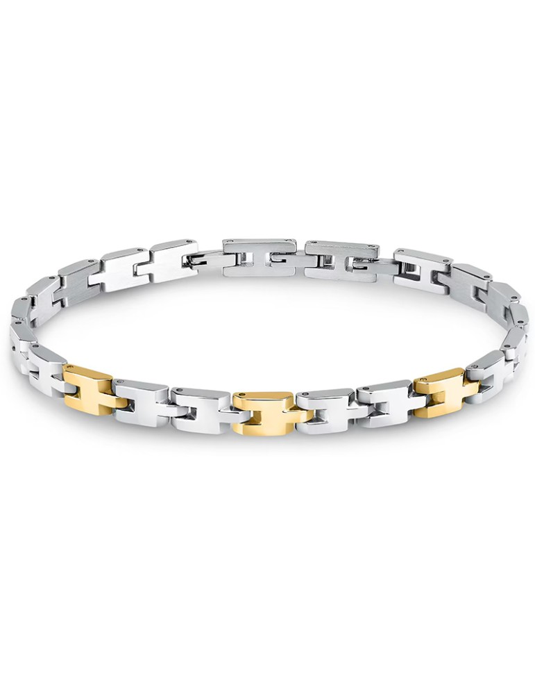 Sector Bracelet - Basic - 316L Steel - Gold Links - SZS117