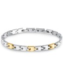 Bracciale Sector - Basic - Acciaio 316L - Maglie Dorate - SZS117