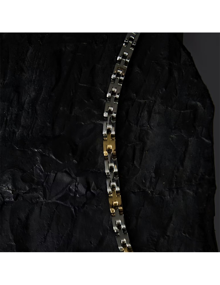 Sector Bracelet - Basic - 316L Steel - Gold Links - SZS117