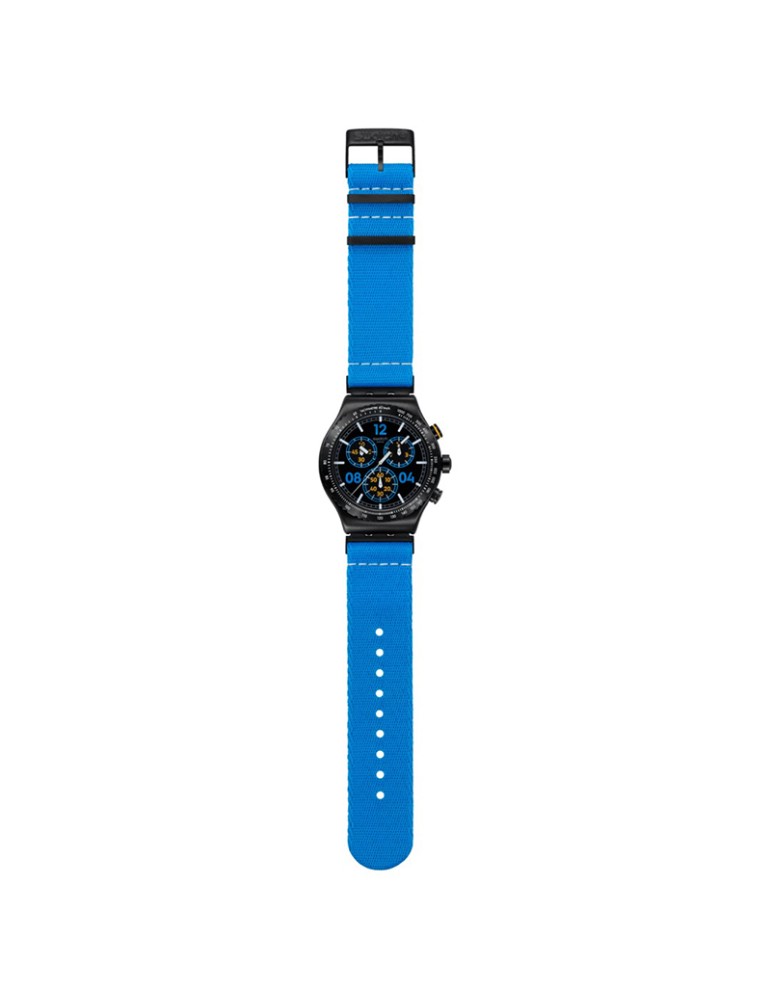 Swatch Watch - Moments in Blue - Chronograph - Blue -43mm-Black-YVB100