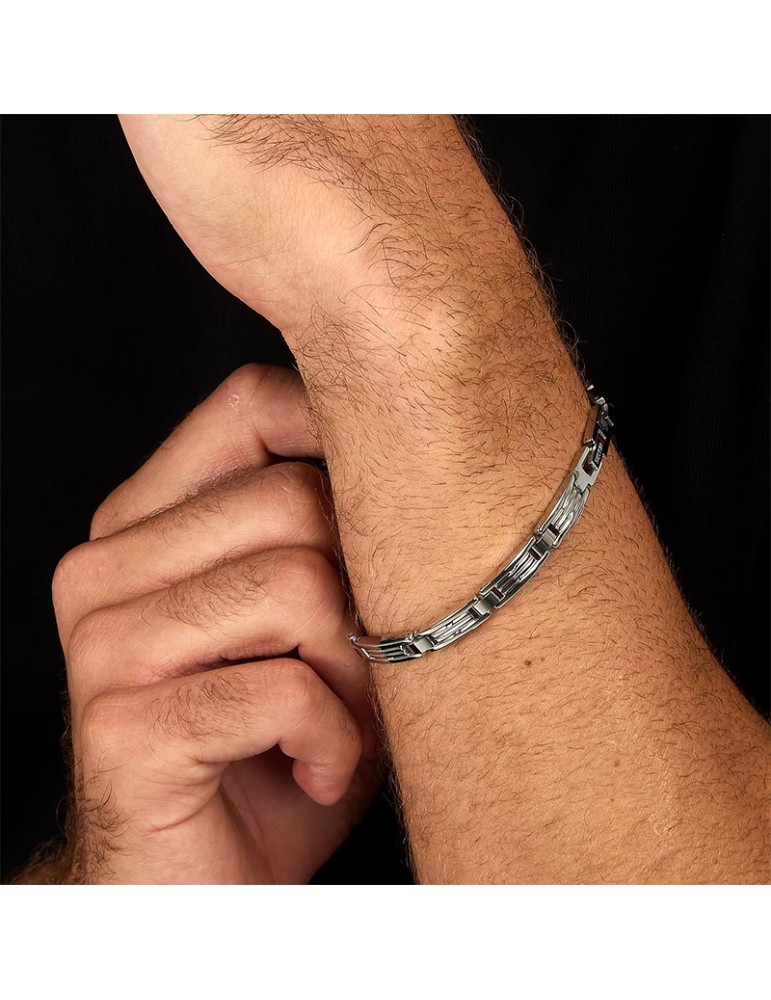 Bracciale Sector - Basic - Semirigido - Maglie in Acciaio 316L -SZS122