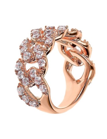 Anello Bronzallure - a Fascia - Catena-Cubic Zirconia-WSBZ02329.WHI-CZ