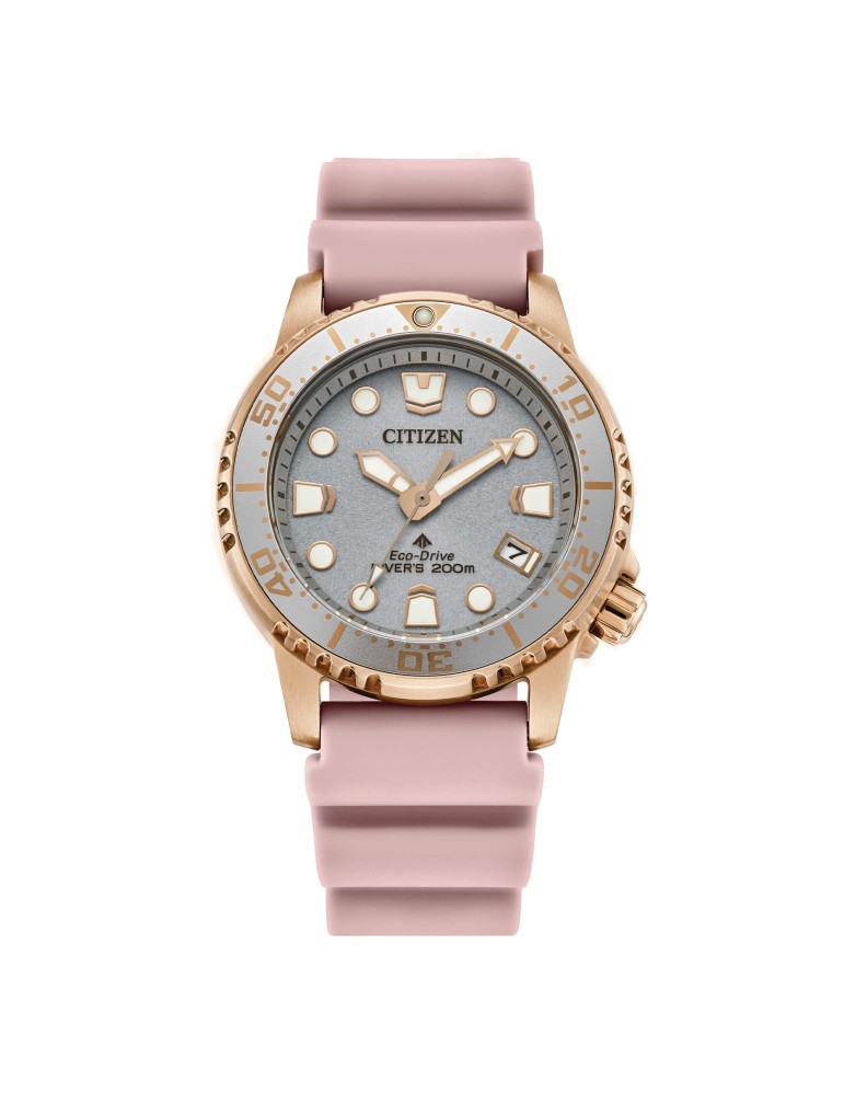 Citizen Watch - Diver's Eco Drive 200mt 37mm Anthracite Pink - 0