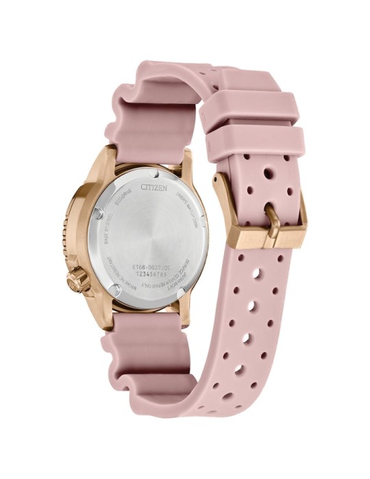 Citizen Watch - Diver's Eco Drive 200mt 37mm Anthracite Pink - 0