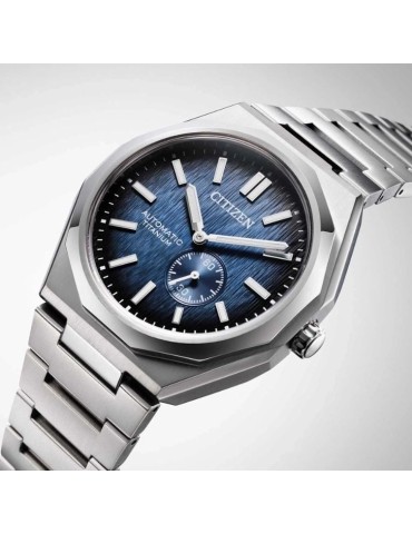 Citizen Watch - Zenshin 60 Mechanical Automatic 40mm Blue - 0 2