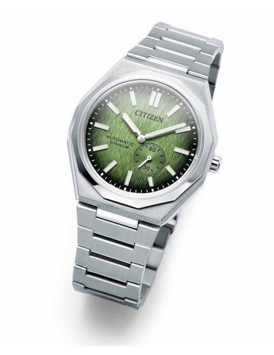 Orologio Citizen - Zenshin 60 Meccanico Automatico 40mm Verde - NK5020-58X