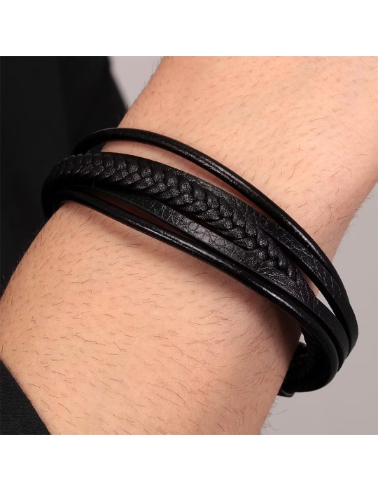 Bracciale Sector - Bandy - Multifilo - Cordini in Pelle - SZV78