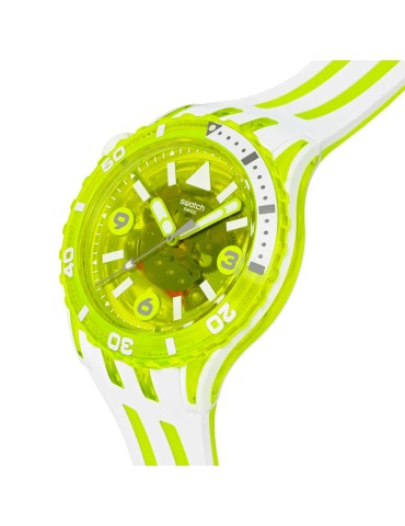 Orologio Swatch - Scubaqua - Egg Yolk -44mm-Giallo e Bianco-SSCU09J100 2