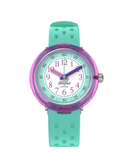 Flik Flak Watch - Mint Fizz - Mint Green - 32mm - Openwork - ZFCNP003