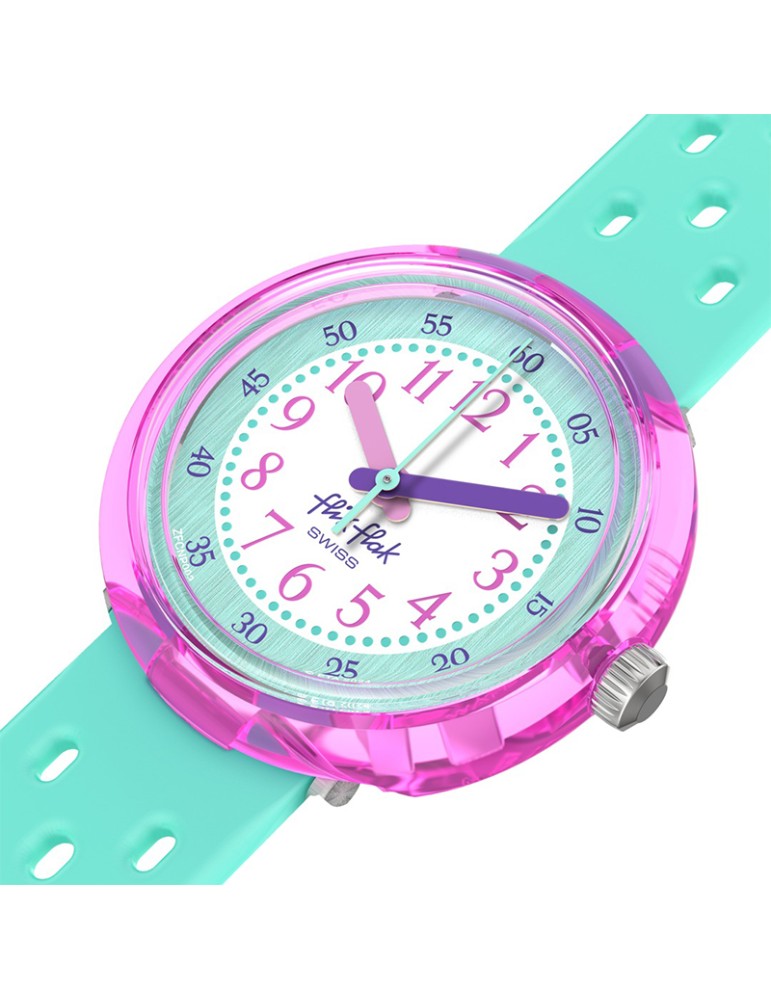 Flik Flak Watch - Mint Fizz - Mint Green - 32mm - Openwork - ZFCNP003