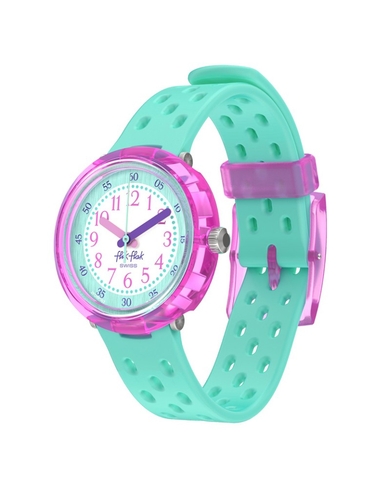 Flik Flak Watch - Mint Fizz - Mint Green - 32mm - Openwork - ZFCNP003