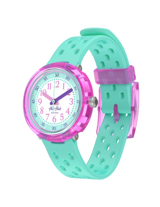 Flik Flak Watch - Mint Fizz - Mint Green - 32mm - Openwork - ZFCNP003