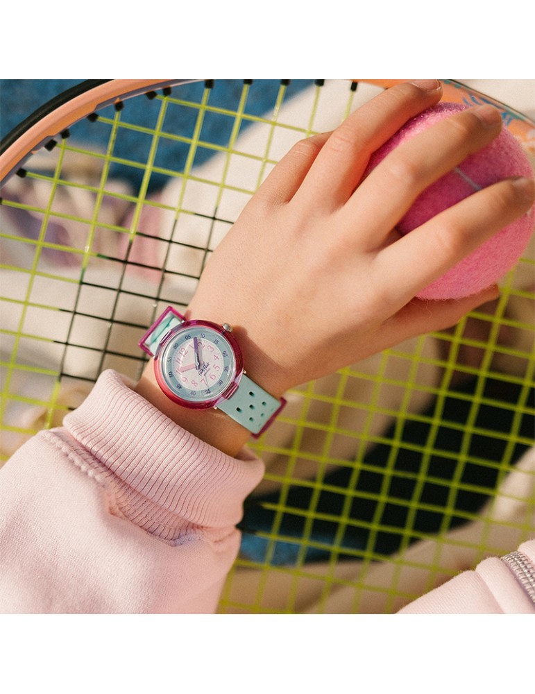 Flik Flak Watch - Mint Fizz - Mint Green - 32mm - Openwork - ZFCNP003